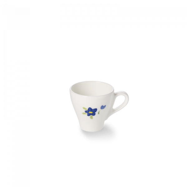 Dibbern Impression Blume Blau Espresso Obertasse Classico