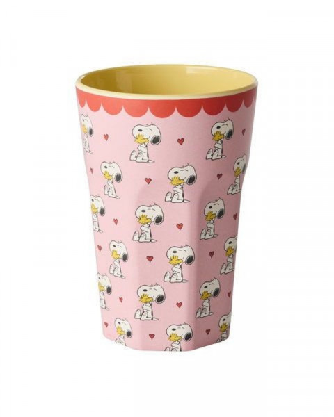 Rice Becher 13cm Pink Snoopy