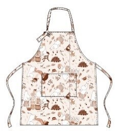 Iittala Moomin Küchenschürze Housekeeping