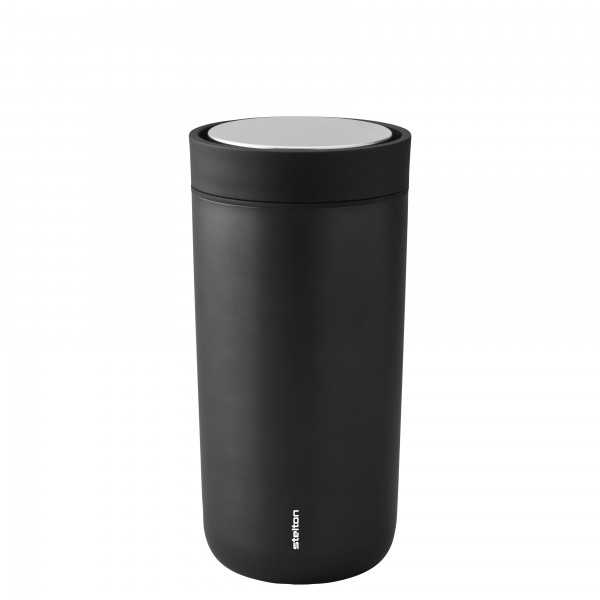 Stelton To-Go-Becher Schwarz Metallic