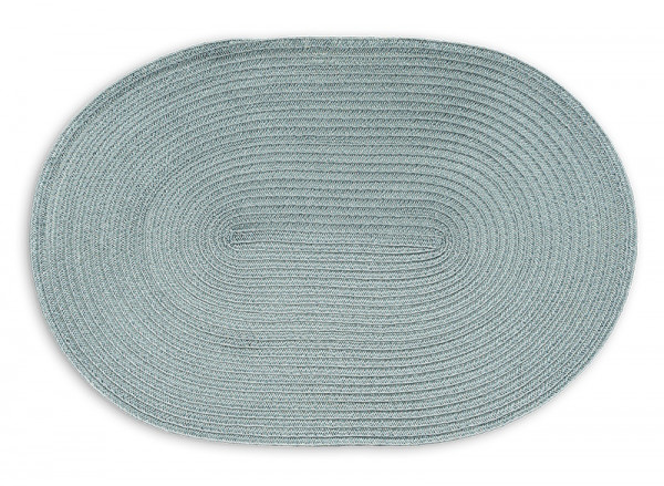 Continenta Tischset oval graublau 45x31cm