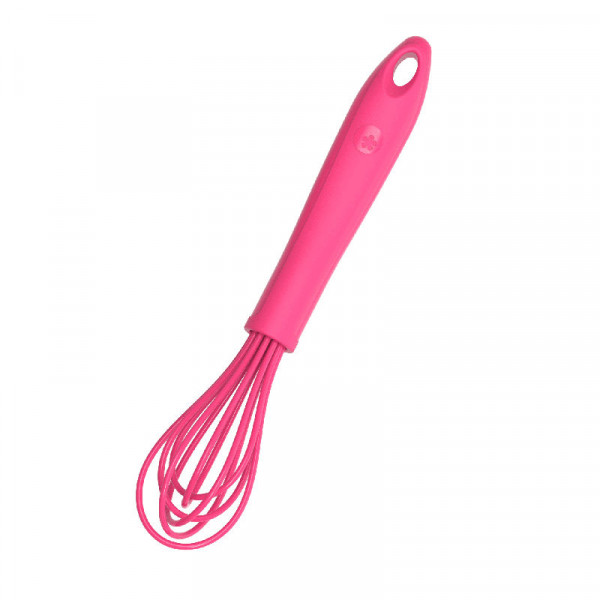 Kochblume Schneebesen klein M 22 cm pink