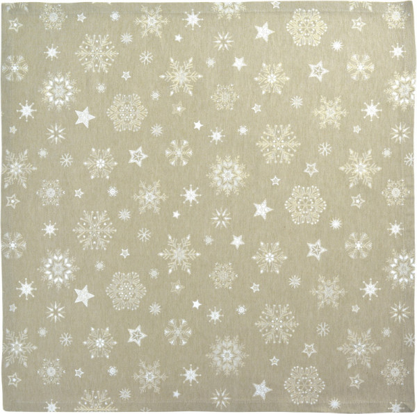 Sander Cristallo Neve Mitteldecke 85x85cm taupe