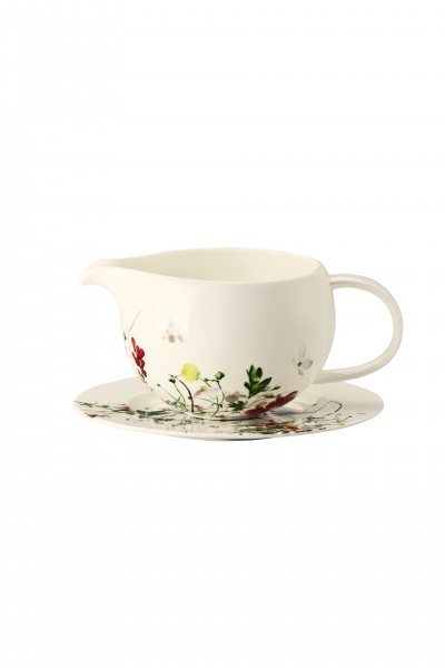 Rosenthal  Brillance Fleurs Sauvage Sauciere 2-tlg