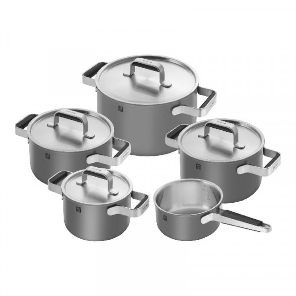 Zwilling Pure Topf-Set 5 tlg. grau