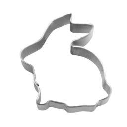 Städter Ausstecher Edelstahl glänzend Hase sitzend 1,5 cm Mini