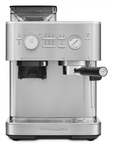 KitchenAid Espressomaschine mit Mühle Edelstahl