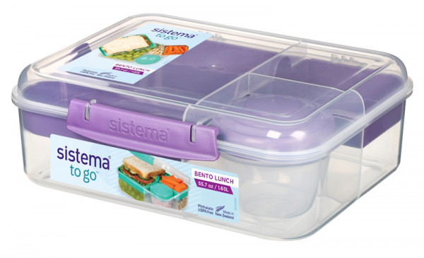 Sistema Bentobox to Go 1,65l Mint, Lila, Navy