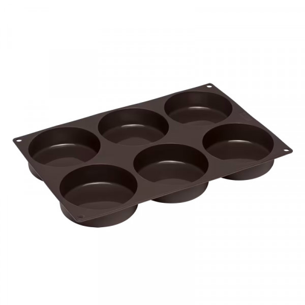 Lurch BurgerBun Size M Ø 8,5cm 6fach braun Flexiform