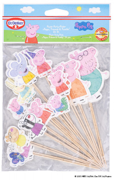 Dr.Oetker Papier-Party-Picker 24 St. Peppa,Freunde&Familie