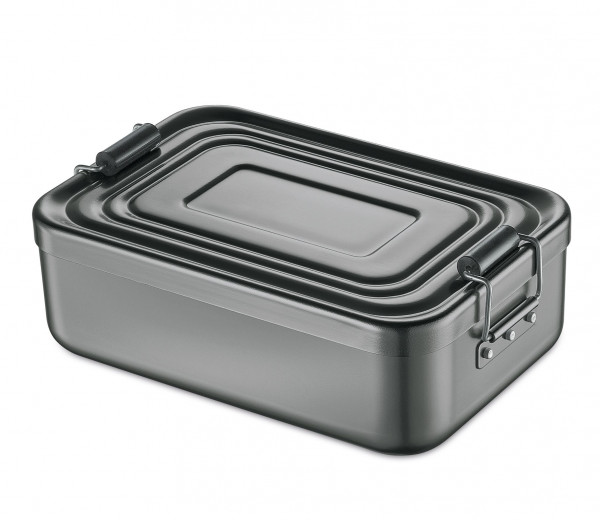 Küchenprofi Lunchbox Aluminium glänzend groß anthrazit