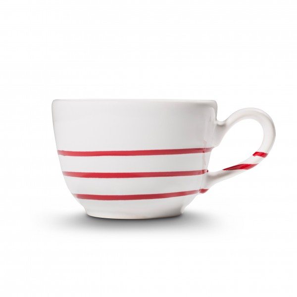 Gmundner Pur Geflammt Rot  Kaffeetasse glatt (0,19L)