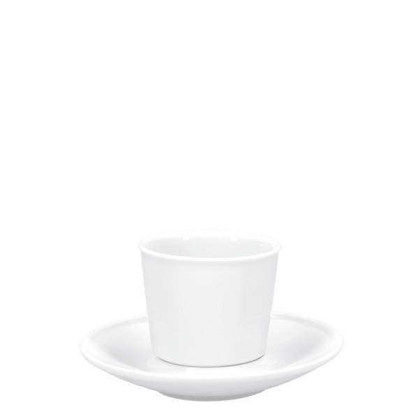 KPM Flugzeugtasse komplett weiss 0,08l