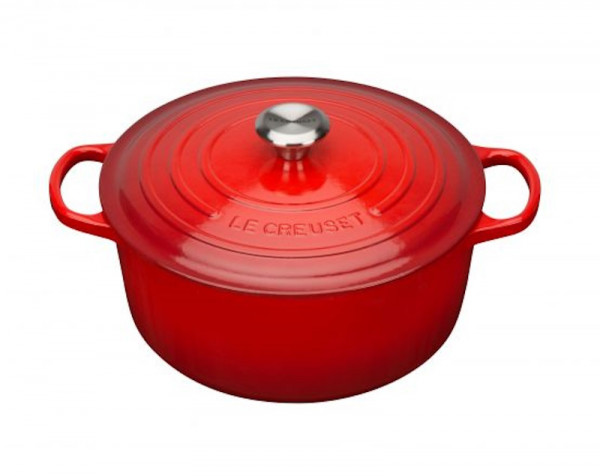  Le Creuset Bräter rund 22 cm kirschrot 