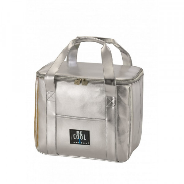 BECool Kühltasche City M silber