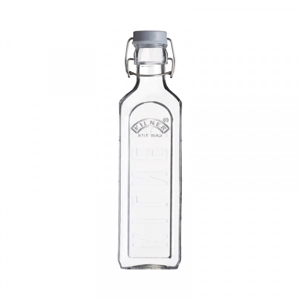 Kilner Glasflasche mit Bügelverschuß eckig 600ml