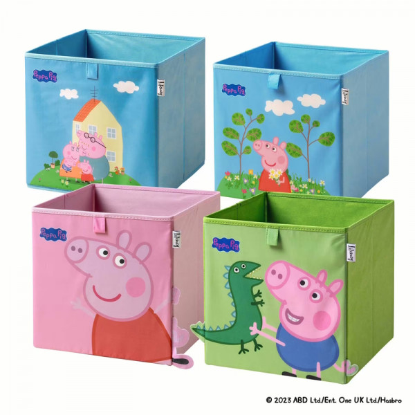 Lifeney Aufbewahrungsbox Peppa 4er Set