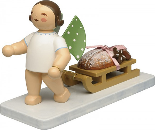 Wendt&Kühn Engel mit Stollen und Lebkuchen