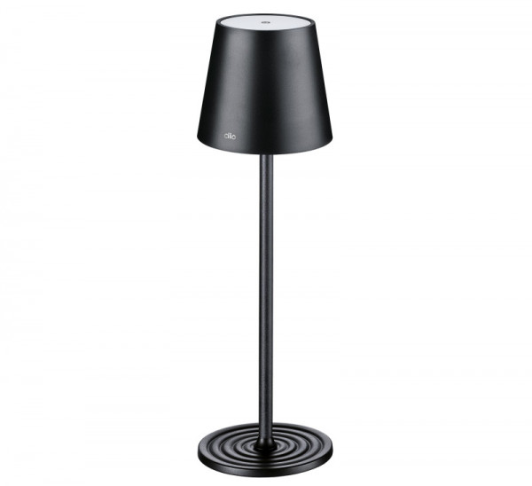 Cilio LED Tischlampe Sole schwarz