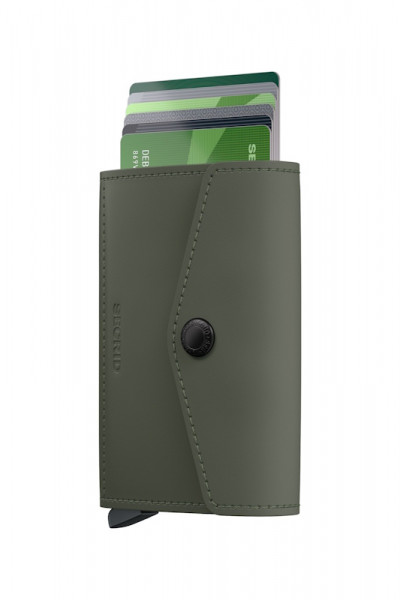 Secrid Miniwallet Envelope Matte Green Black
