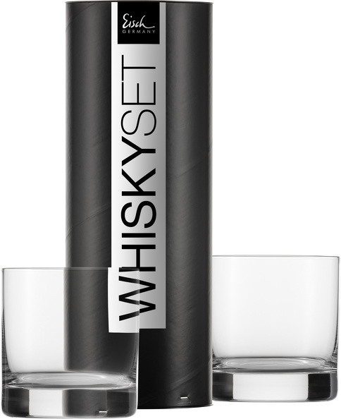 Eisch Gentleman Whiskyglas platin - 2 Stk