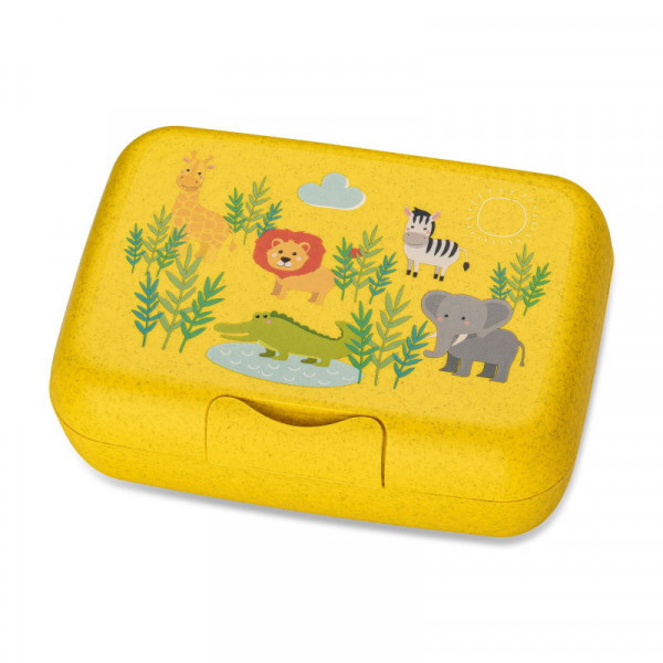 Koziol CANDY L AFRICA Lunchbox mit Trennschale yellow