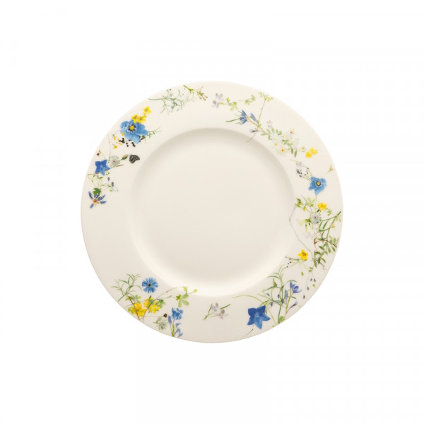 Rosenthal Brillance Fleurs des Alpes Frühstücksteller mit Fahne 23 cm