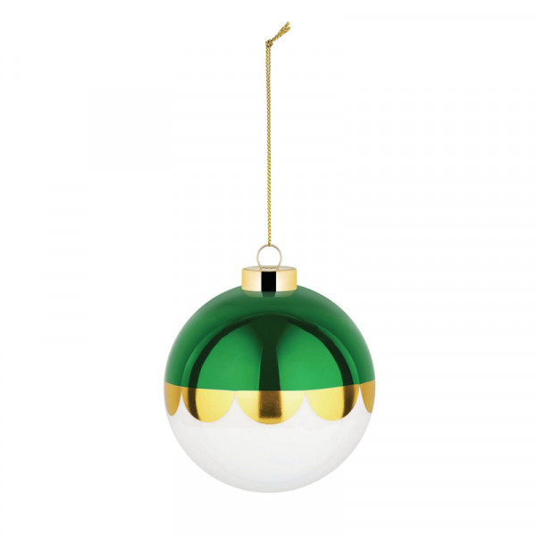 Alessi Delight Weihnachtskugel Dec.7 grün