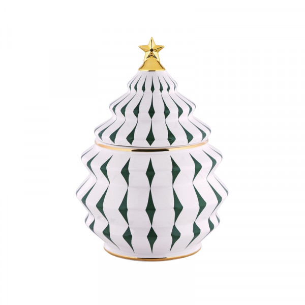 ALESSI Delight Keksdose grün