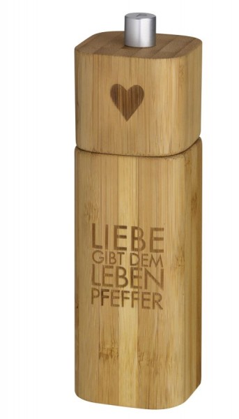 Räder Pfeffermühle Liebe gibt dem Leben Pfeffer 