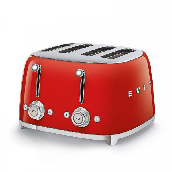 Smeg Toaster 4 Scheiben Rot 50'S Retro Style