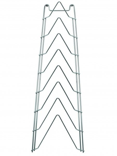 Karl Weis Deckelhalter aus Edelstahl für 6 Deckel