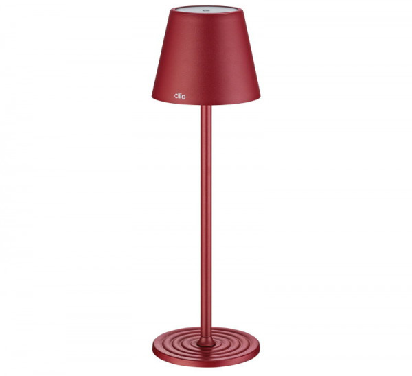 Cilio LED Tischlampe Sole bordeaux