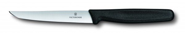 Victorinox Steakmesser spitz schwarz 11 cm glatt