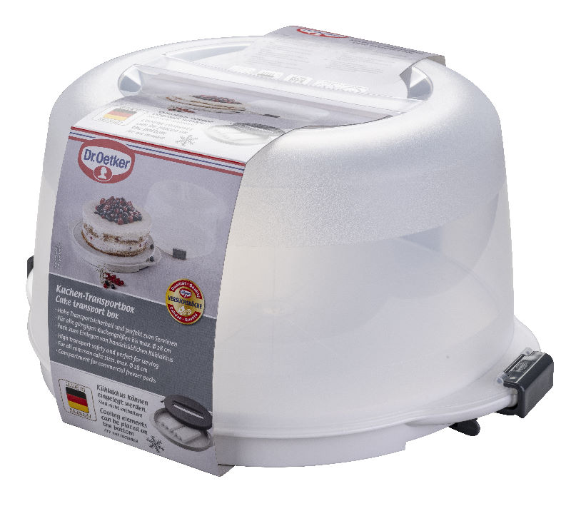 Dr.Oetker Kuchen-Transportbox Bake&Go | Kuchentransportbox | Backzubehör | Backen | Küche