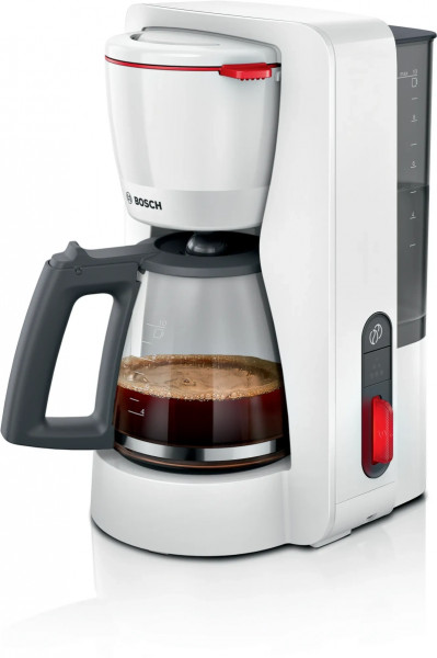 Bosch Glas-Kaffeemaschine weiß TKA3M131