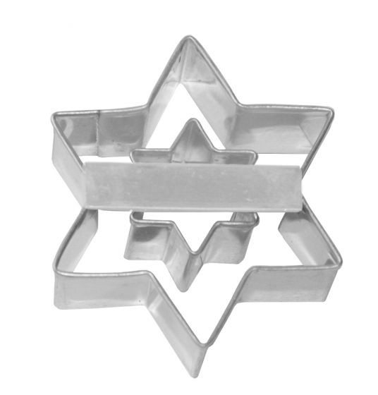 Birkmann - Ausstechform Stern mit Innenstern, Edelstahl, 6 cm