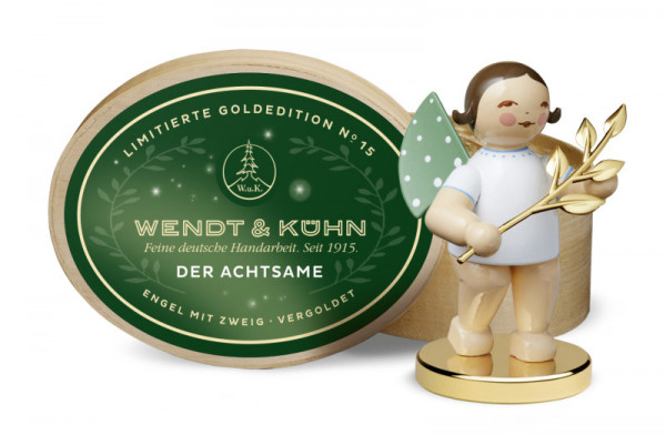 Wendt&Kühn Engel Goldedition der Achtsame limitiert