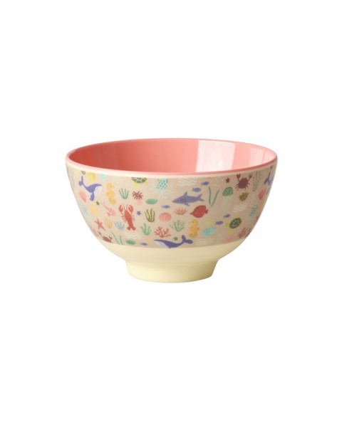 Rice Schälchen 11cm Coral Ocean Print
