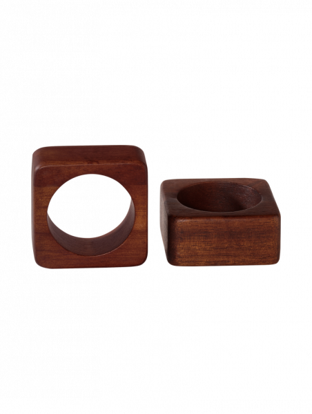 ASA Wood Servierttenringe 2er Set glatt