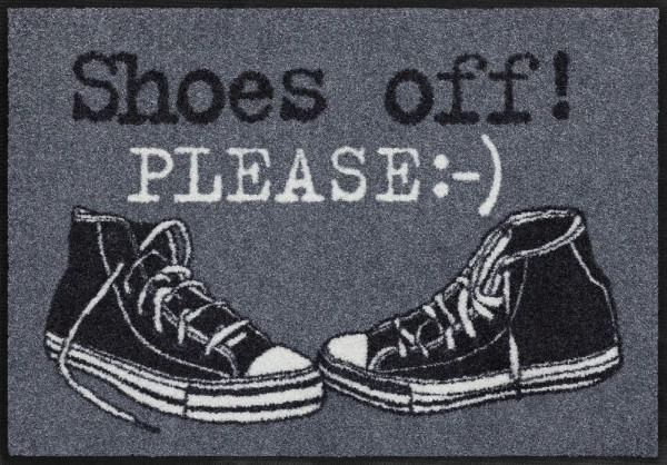Efia Fußabstreifer Shoes off please 50x75 cm
