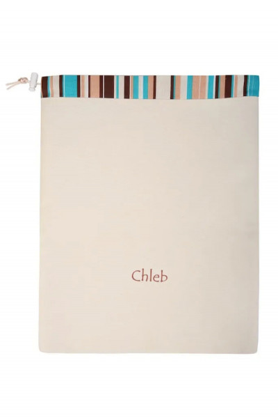 Slowroom Brotbeutel aus Baumwolle Türkis