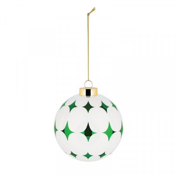 ALESSI Delight Weihnachtskugel Dec.5 grün