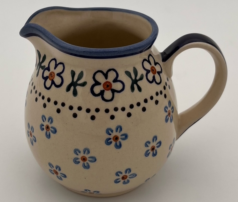 Bunzlauer Keramik Krug 0,5l blaue Blumen | Bunzlauer Keramik | Porzellan | Tischkultur