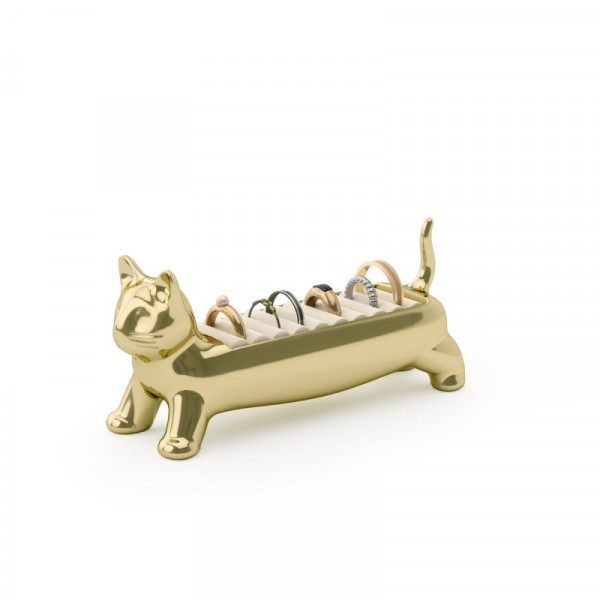 Umbra Cat Ringhalter Gold