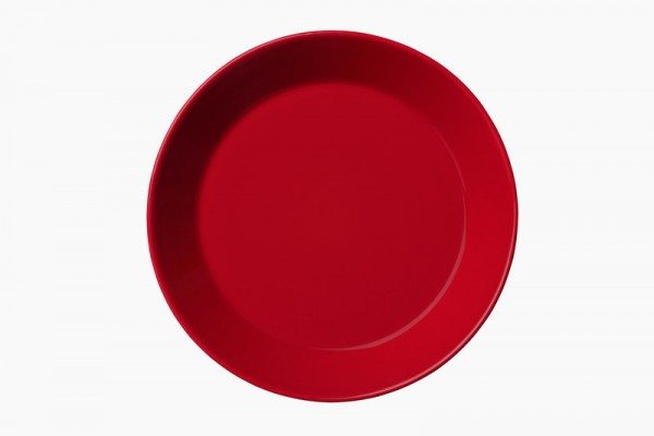 Iittala Teema red Teller flach 17cm