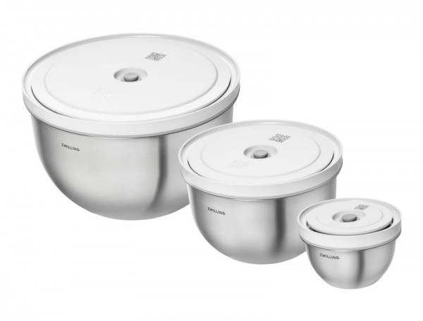 Zwilling Fresh&Save Vakuumschüssel Set SML 6tlg Edelstahl
