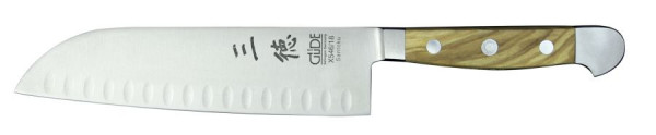 Güde Alpha Olive Santoku mit Kulle 18 cm