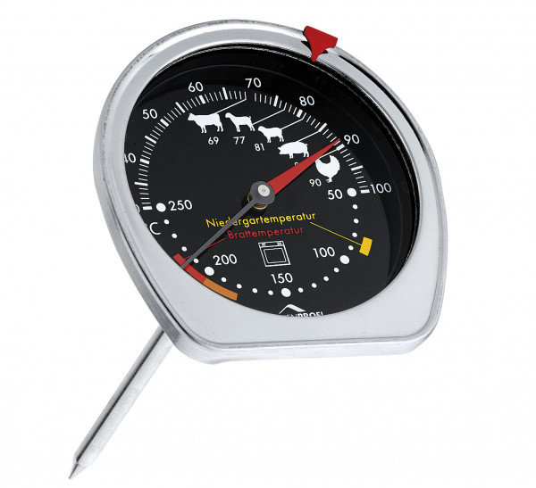 Küchenprofi Braten-/Ofenthermometer schwarz
