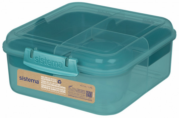 Sistema Bentolunchbox Cube to Go 1,25l Blue